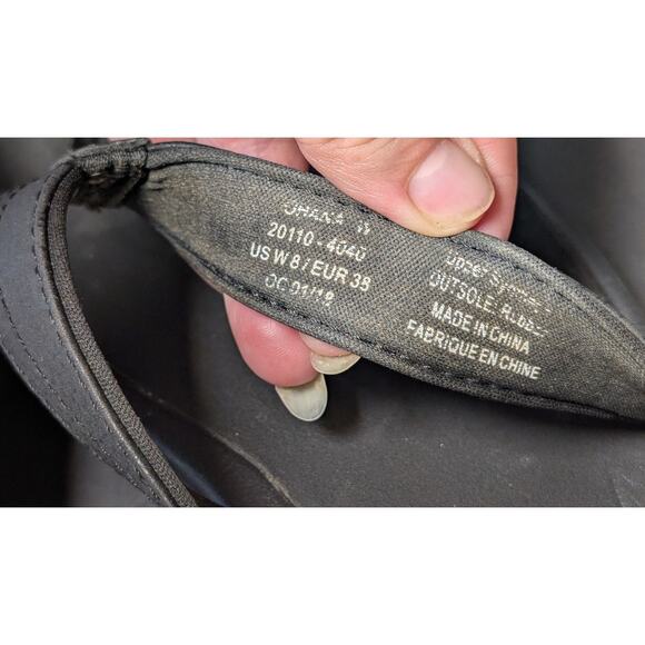 Olukai Ohana Black Thong Sandals WOMENS SIZE 8 Flip Flops Casual Summer Beach - Picture 7 of 9